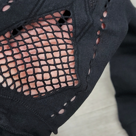 Free People Running Through My Mind Black Large Legging & Top Set Large - Picture 4 of 5